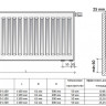 Радиатор панельный Royal Thermo VENTIL COMPACT VC11-300-1100 RAL9016 2