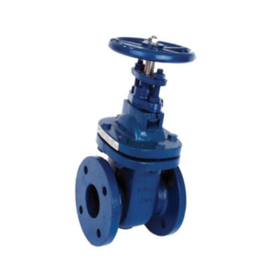 Задвижка завод им Гаджиева аналог МЗВГ 30ч39р Ду 80 Ру16 фланцевая клиновая чугунная под штурвал с обрезиненным клином