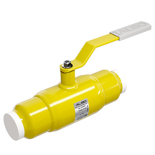 Кран шаровой газовый ALSO КШ.П.П.GAS.050.40-01 Ду 50 Ру 40 полнопроходный под приварку