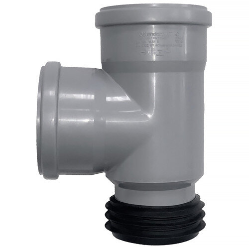 Тройник-восстановитель раструба канализационный PP-H Ostendorf HT HTSA DN 110х87°
