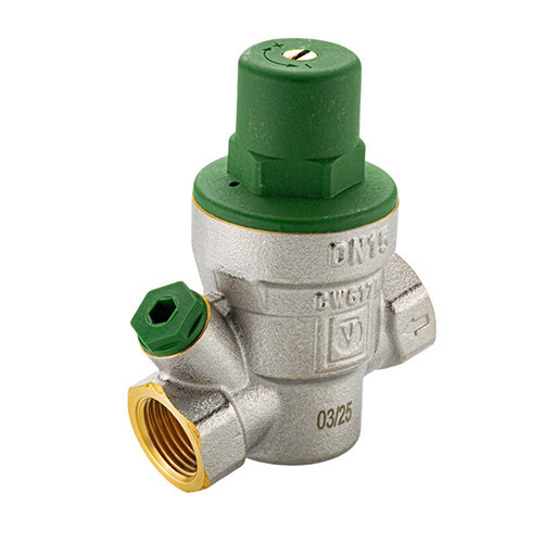 Редуктор давления VALTEC VT.089.NH.06 1'' DN 25 PN 16 мембранный, регулируемый, латунный с никелевым покрытием 4