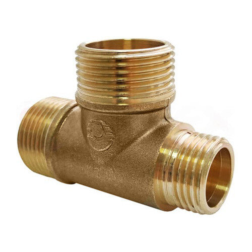 Тройник переходной VALFEX VF.131 НР 1/2"x1/2"x3/4" Ду 15x15x20 Ру 40 латунный