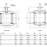 Кран шаровой Vexve 100/GS300 DN 300 PN 25 стальной стандартнопроходный под приварку для жидкости, ручка-рычаг 2