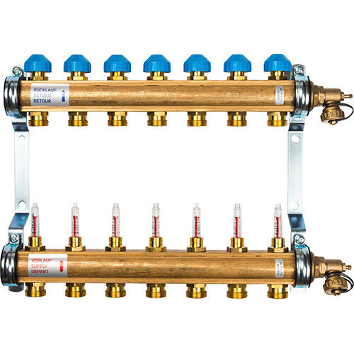 Коллекторная группа Watts HKV/T-7 с расходомерами