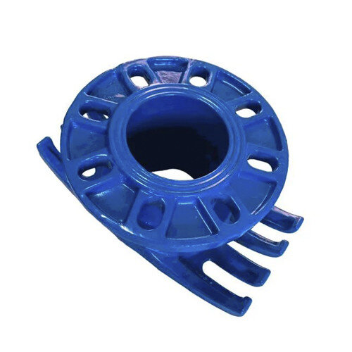 Отвод седловой Benarmo 7050 DN 80-100 PN 16 фланцевый чугунный