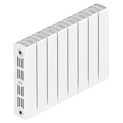 Радиатор монолитный биметаллический RIFAR SUPReMO 300 8 секций боковое подключение белый