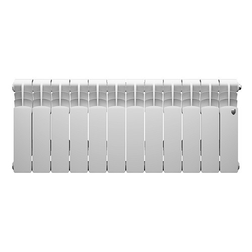 Радиатор биметаллический Royal Thermo Revolution Bimetall 350 (12 секции) Bianco Traffico 2
