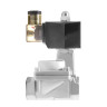 Клапан электромагнитный (соленоидный) двухходовой Росма СК-21-40-ВТ-НЕРЖ Ду 40, G1 1/2", непрямого действия, нормально открытый, 220В, нержавеющая сталь, мембрана NBR, с поршнем PTFE, 00000032441 3