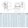 Затвор HAWLE 9881K DN 600 PN 10 дисковый поворотный 3