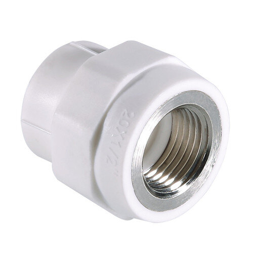 Переходник VALTEC VTp.702 ВР 3/4" DN 20 PN 25 полипропиленовый комбинированный