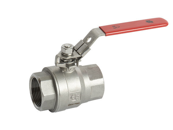 Кран шаровой нержавеющий РАШВОРК 7014 Ду20 Ру63 резьбовой полнопроходный