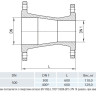 Переход фланцевый HAWLE 8550 DN 500-300 PN 16 3
