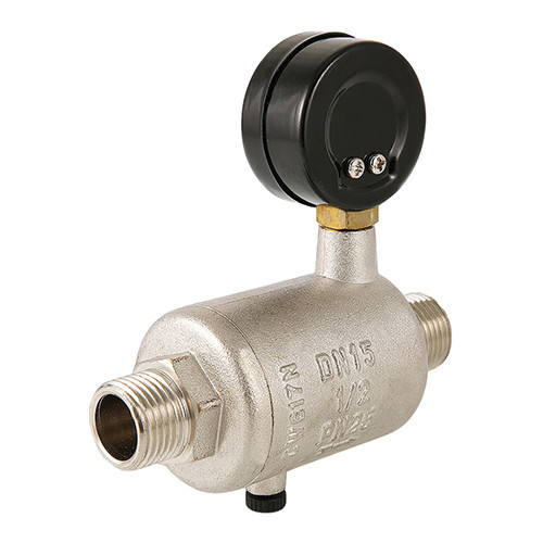 Редуктор давления линейный VALTEC VT.084.N.04 1/2'' DN 15 PN 16 поршневой, регулируемый, прямого действия, латунный с никелевым покрытием 4