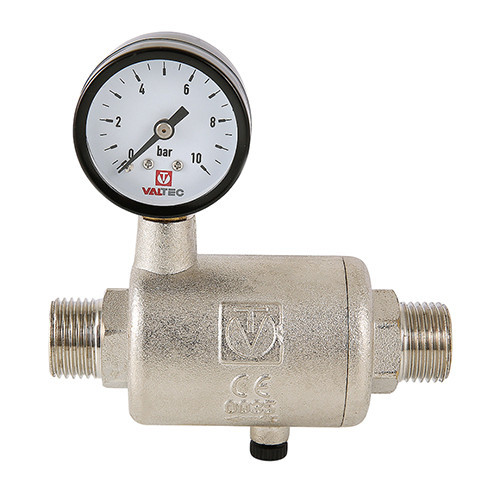 Редуктор давления линейный VALTEC VT.084.N.04 1/2'' DN 15 PN 16 поршневой, регулируемый, прямого действия, латунный с никелевым покрытием 8