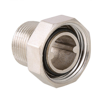 Латунный полусгон VALTEC 1/2" с накидной гайкой VTr.015.N.04