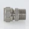 Переходник VALTEC VTm.301 НР 1" DN 32x25 PN 10 латунный никелированный 3