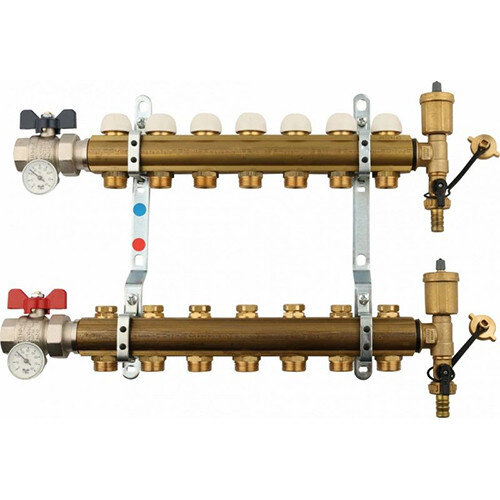 Коллекторная группа TIEMME 7 выходов в сборе