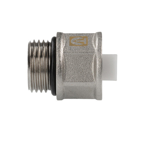 Клапан отсекающий VALTEC VT.539.NO.04 1/2" DN 15 PN 10 для монтажа автоматического воздухоотводчика, латунный с никелевым покрытием