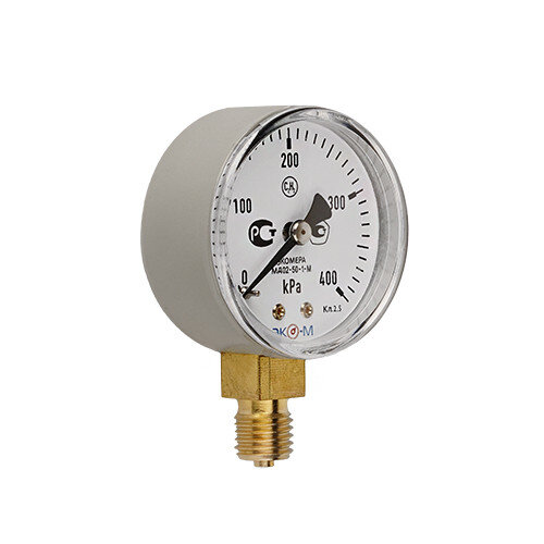 Манометр ЭКОМЕРА МД02 Ду 50 мм Ру 0-400 кПа C2H2 (ацетилен)