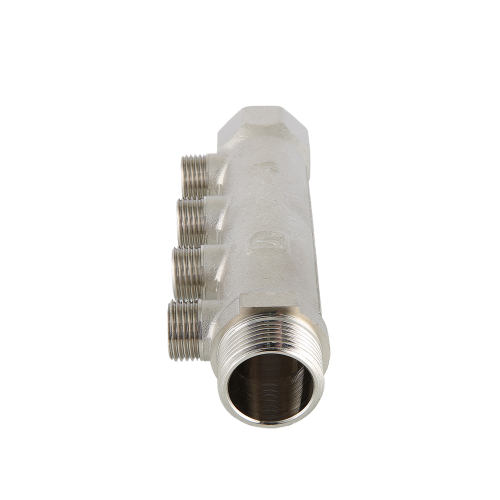 Коллектор распределительный VALTEC VTc.500.N.0503 3 отвода ВР-НР 3/4"x1/2" DN 20 PN 16 без регулировки 3