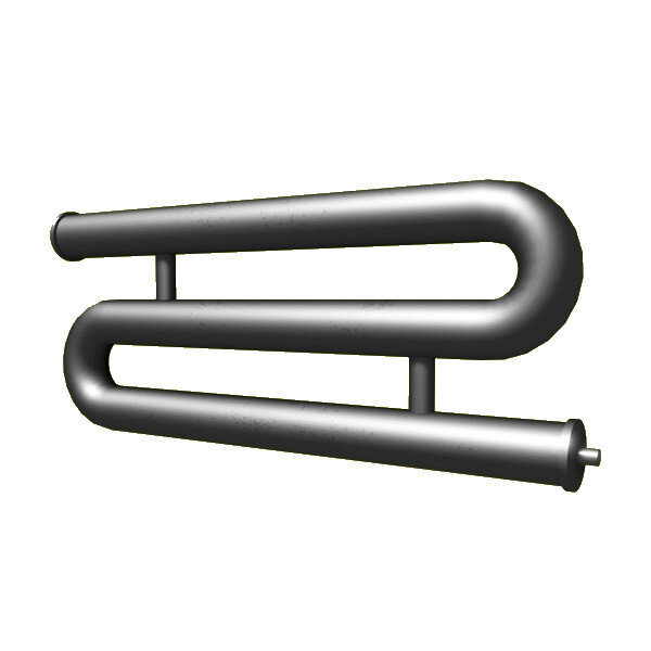 Регистр отопления РЗП-3x89x3,0-10000 змеевиковый трёхрядный с плоскими заглушками