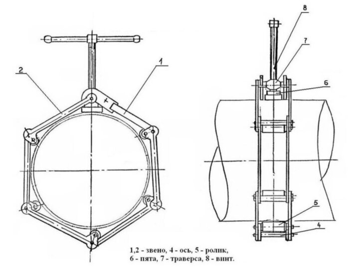 Центратор звенный наружный Ж08А7985 1420 облегченный