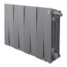 Радиатор биметаллический Royal Thermo PianoForte 300 VD (8 секций) Silver Satin 1