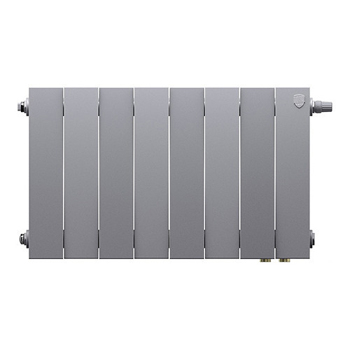 Радиатор биметаллический Royal Thermo PianoForte 300 VD (8 секций) Silver Satin 2