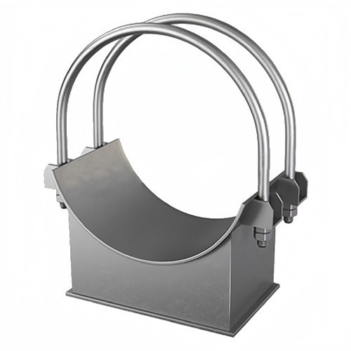 Опора 67 Ду 1220 ОСТ 34-10-617-93 H=100 мм хомутовая скользящая углеродистая сталь