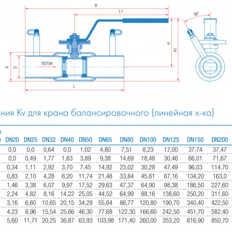 Кран шаровой балансировочный Маршал 10нж46фт-01 11ЦлП.01.1 DN 50/40 PN 25 стандартнопроходной под приварку 3