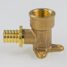 Угольник 90 градусов VALTEC VTm.454.G ВР 1/2" DN 16x15 PN 16 с креплением латунный 3