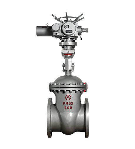Задвижка 30лс976нж Ду50 Ру 63 стальная с электроприводом