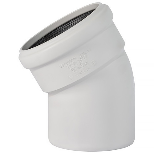 Отвод канализационный бесшумный PP-MD Ostendorf Skolan Safe SKB DN 200х30° 1