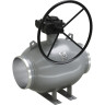 Кран шаровой цельносварной LD КШ.Ц.П.Р.500/400.025.П/П.01 Ду 500/400 Ру 25 нержавеющий полнопроходный под приварку 1