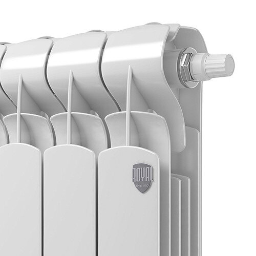 Радиатор биметаллический Royal Thermo Indigo Super 500 VR (4 секции) Bianco Traffico