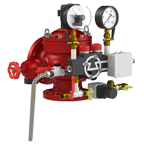 Узел управления УУ-Д100/1,6 (П0,028)-ВФ.О4 дренчерный с пневмоприводом