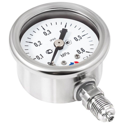 Манометр РОСМА ТМ-221Р.00 (0...10 МПа) Дкорп=50мм кл. 2,5 M12x1,5 коррозионностойкий виброустойчивый радиальный 00000037075