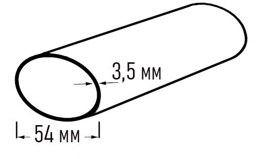 Труба 54х3,5 09Г2С ГОСТ 10704-91 стальная прямошовная электросварная 2