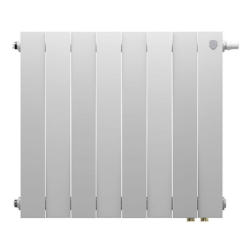 Радиатор биметаллический Royal Thermo PianoForte 500 VD (8 секций) Bianco Traffico 2