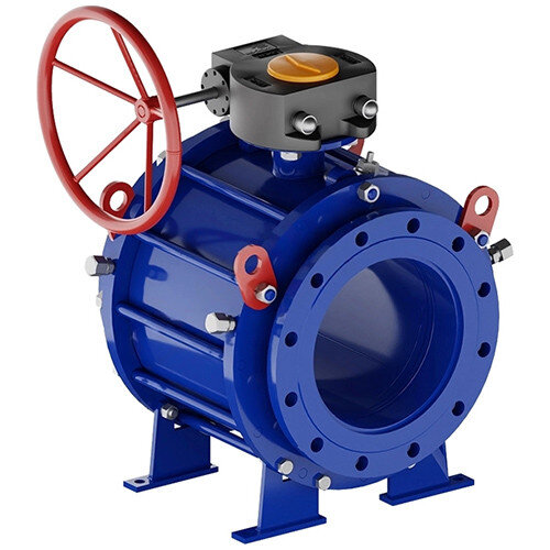 Кран шаровой Маршал 11с67п СФ.00.3 DN 200/150 PN 40 стандартнопроходной фланцевый