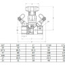 Клапан Cim 787 1 1/2" Ру 25 балансировочный Cimberio 3