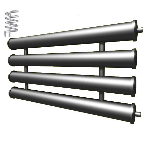Регистр отопления РАП-4x114x4,0-5000 автономный четырёхрядный с плоскими заглушками