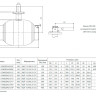 Кран шаровой БИВАЛ КШТХ 15 DN 125 PN 25 С/С 2