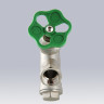 Клапан запорно-регулирующий VALTEC VT.053 1/2" DN 15 PN 16 с косым фильтром прямоточный латунный 3