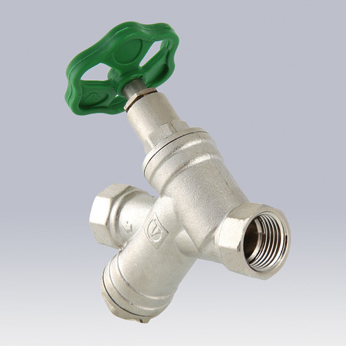 Клапан запорно-регулирующий VALTEC VT.053 1/2" DN 15 PN 16 с косым фильтром прямоточный латунный 6