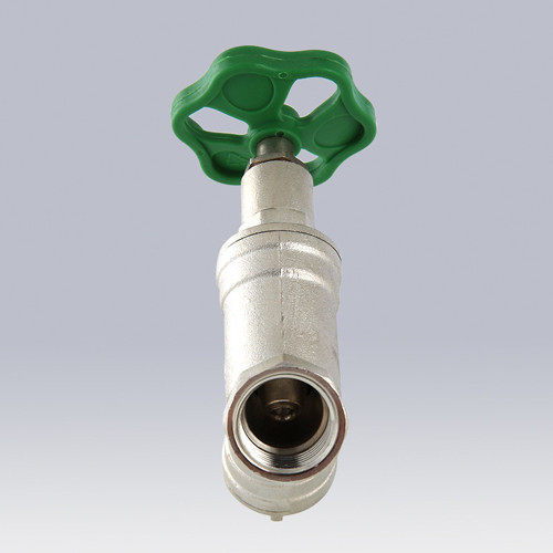 Клапан запорно-регулирующий VALTEC VT.053 1/2" DN 15 PN 16 с косым фильтром прямоточный латунный 7