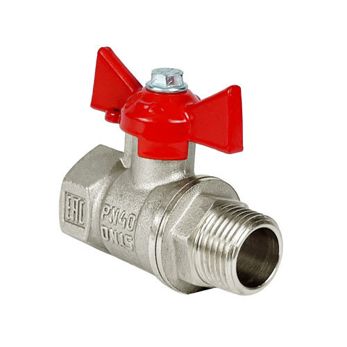 Кран шаровый VALFEX PREMIUM VF.218 ВР-НР 1/2" Ду 15 Ру 63 никелированный латунный