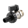 Кран шаровой VALTEC 1/2" Ду15 Ру10 дренажный VT.430.N.04 2