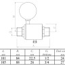 Редуктор давления линейный VALTEC VT.084.N.05 3/4'' DN 20 PN 16 поршневой, регулируемый, прямого действия, латунный с никелевым покрытием 2