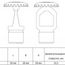 Ороситель дренчерный ДУО0-РВд0,60-R1/2/В3-"SU-К115"- белый (RAL 9016) водяной и пенный 2